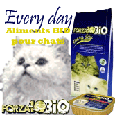 Croquettes et aliments  humides  BIO pour chats FORZA10 BIO
